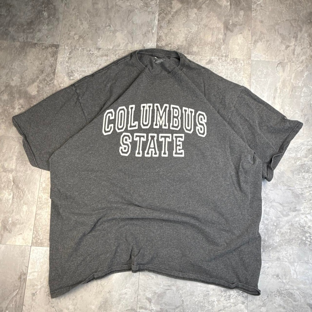 Gray Champion Columbus State Graphic T Shirt 2XL